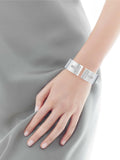 Gold/Silver Color Bracelets Bang For Women Simple Design Rhinestone Crystal Bangle Jewelry Gifts